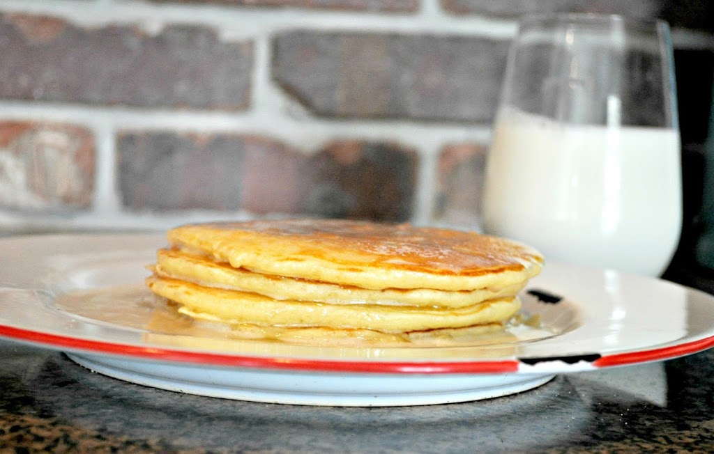 Buttermilk Pancakes Recipe and Syrup