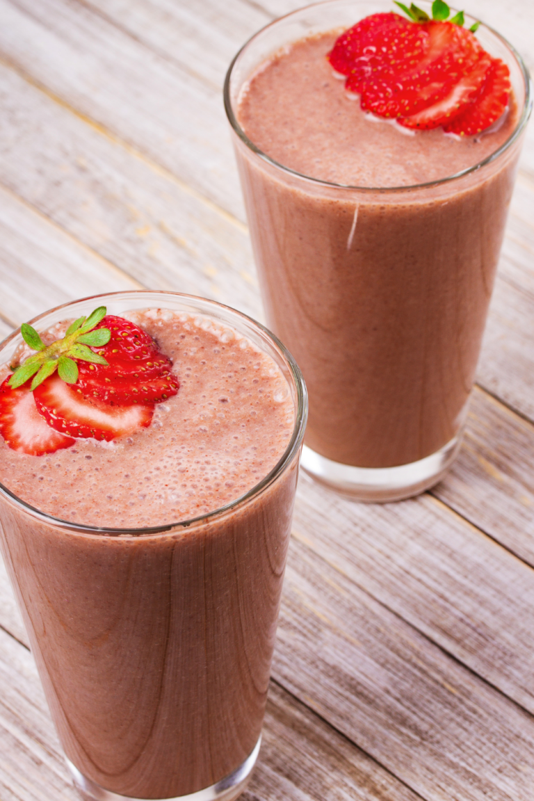 Love Potion No. 9 -The Best Chocolate Strawberry Protein Shake