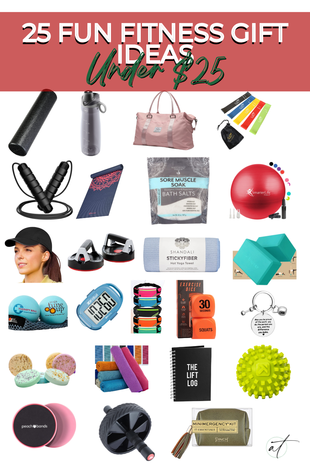 Montague of all the fitness gift ideas under $25 