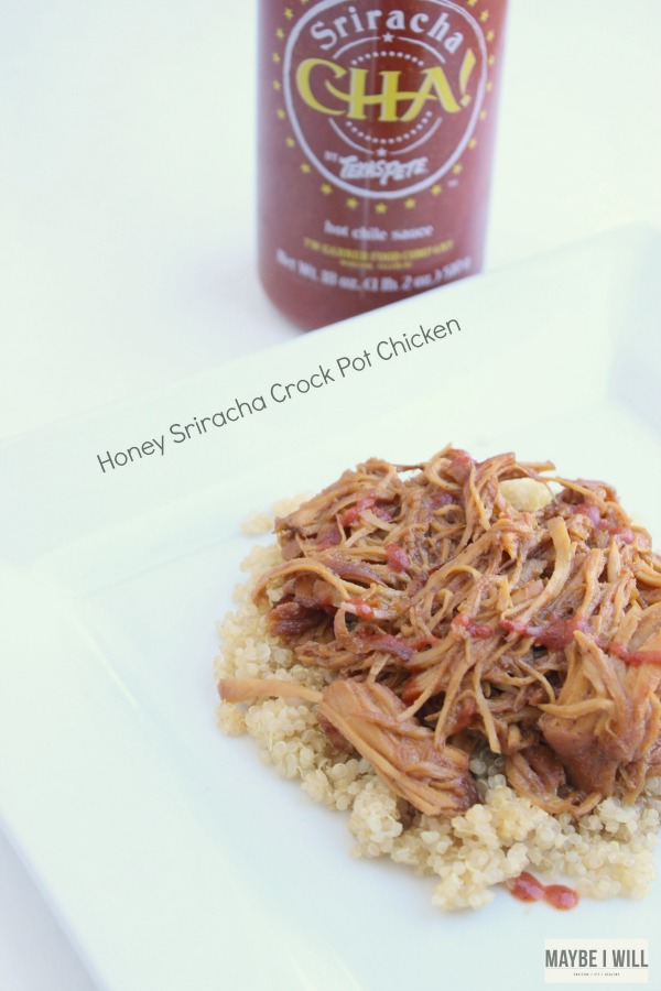 Honey SriraCHA Crock Pot Chicken