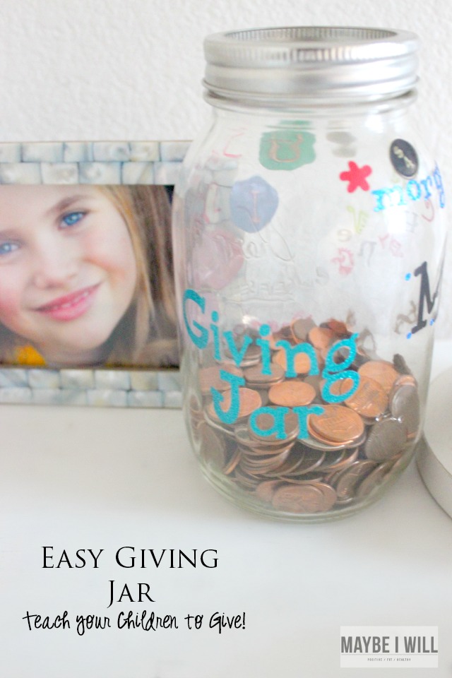 Directions for cutting Vinyl with a Cricut! Make this easy DIY Giving Jar!! Step by Step Directions! 