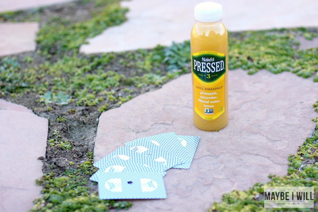 7 Cards and Naked Cold Press Juice = Perfect Combo