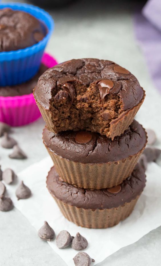 Image of Chocolate Black bean muffins! A great way to eat more beans 