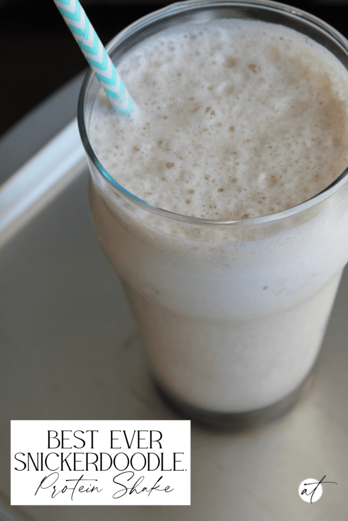 You won't believe how easy and simple this snickerdoodle protein shake recipe is to make! There is a reason this recipe has been shared more than 25k times!