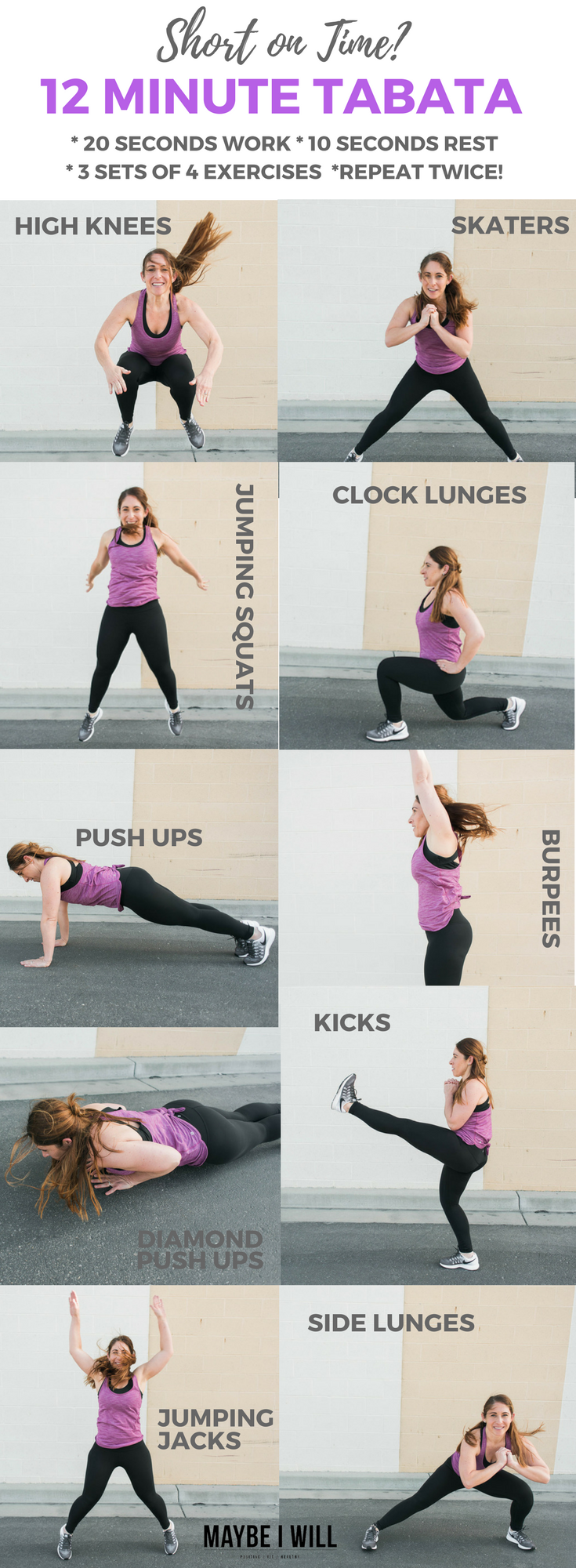 Short on Time – 12 Minute Tabata!