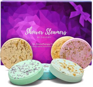 Aromatherapy shower steamer tablets. Make your shower extra!  a perfect fitness gift for her. 