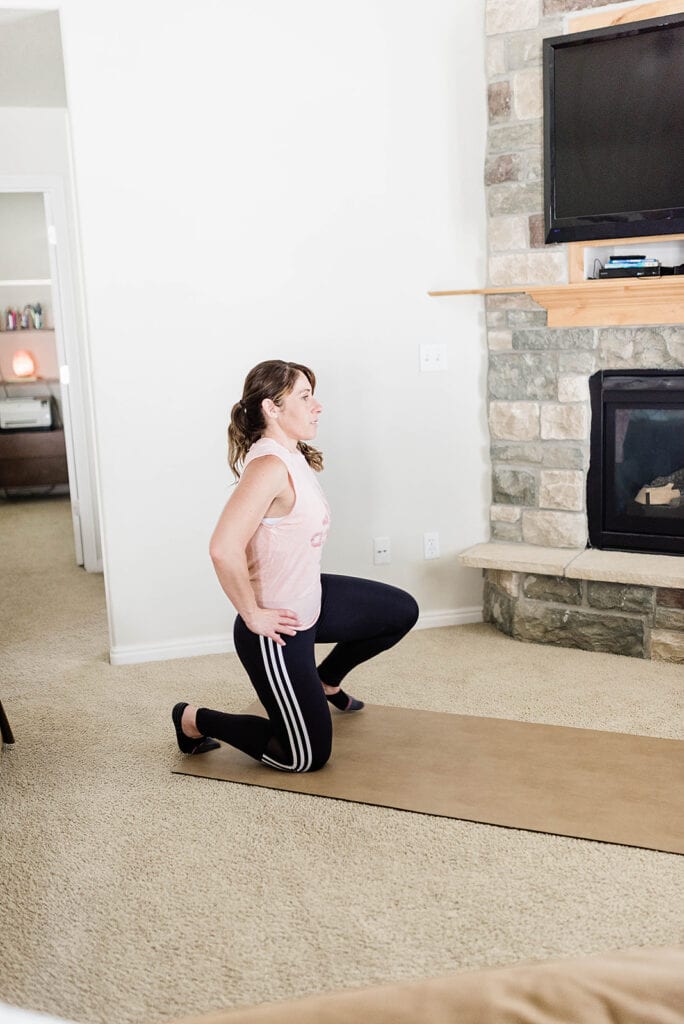 This is a very quick and efficient at-home workout. With only five moves, completed five times with absolutely no equipment needed and can be done anywhere!