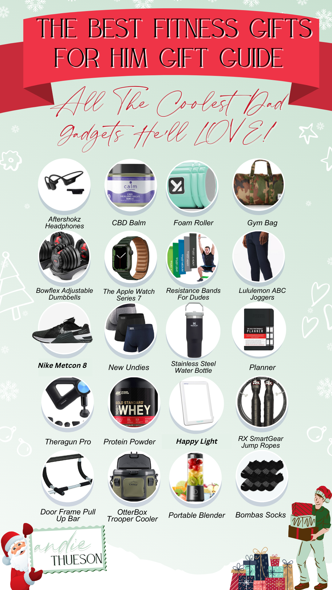 The Best Fitness Gifts For Him, Gifts He'll Love + Use! - Andie Thueson