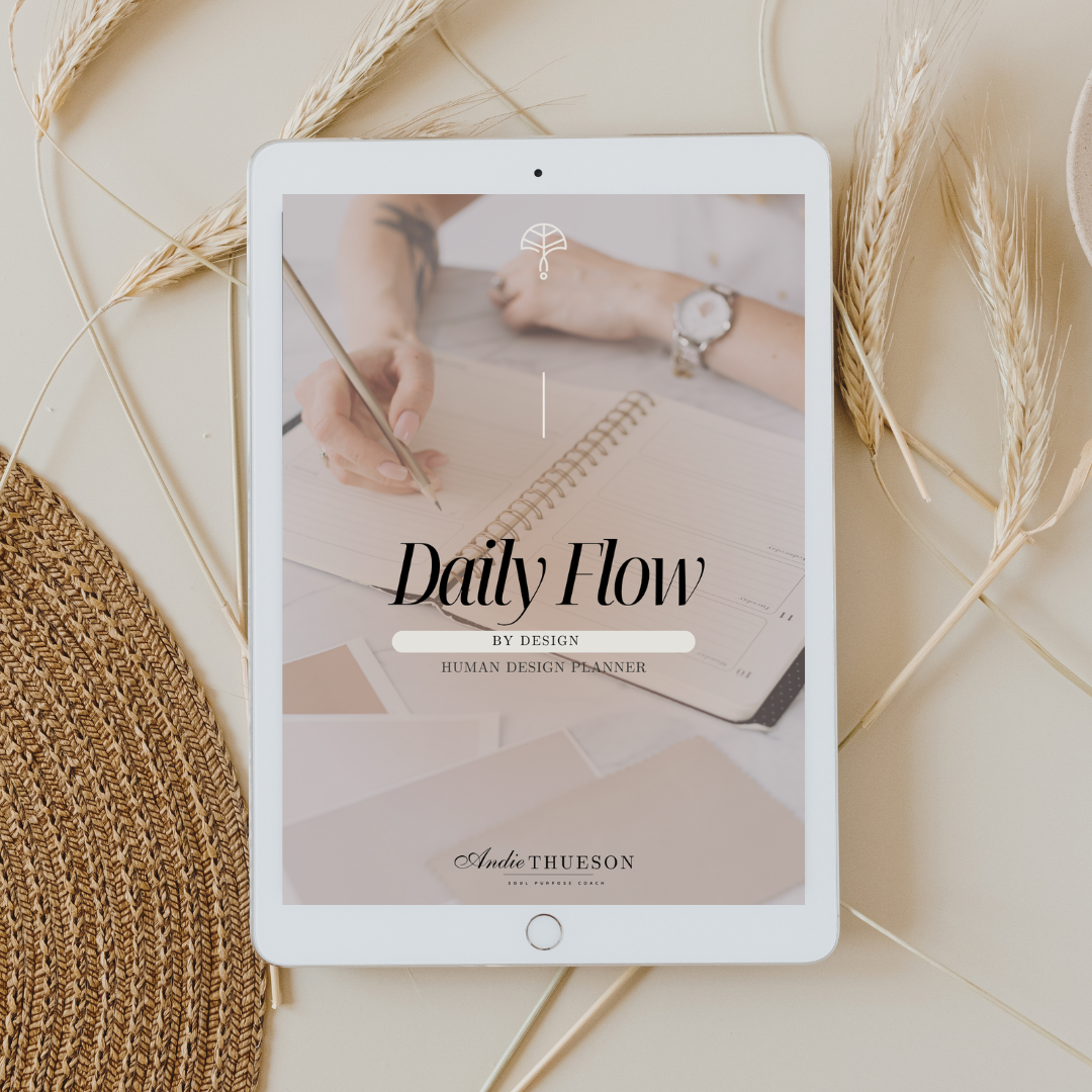 Daily Flow By Design | Human Design Planner by Type