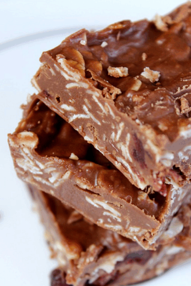 The Best Heavenly Healthy No Bake Cookie Bars